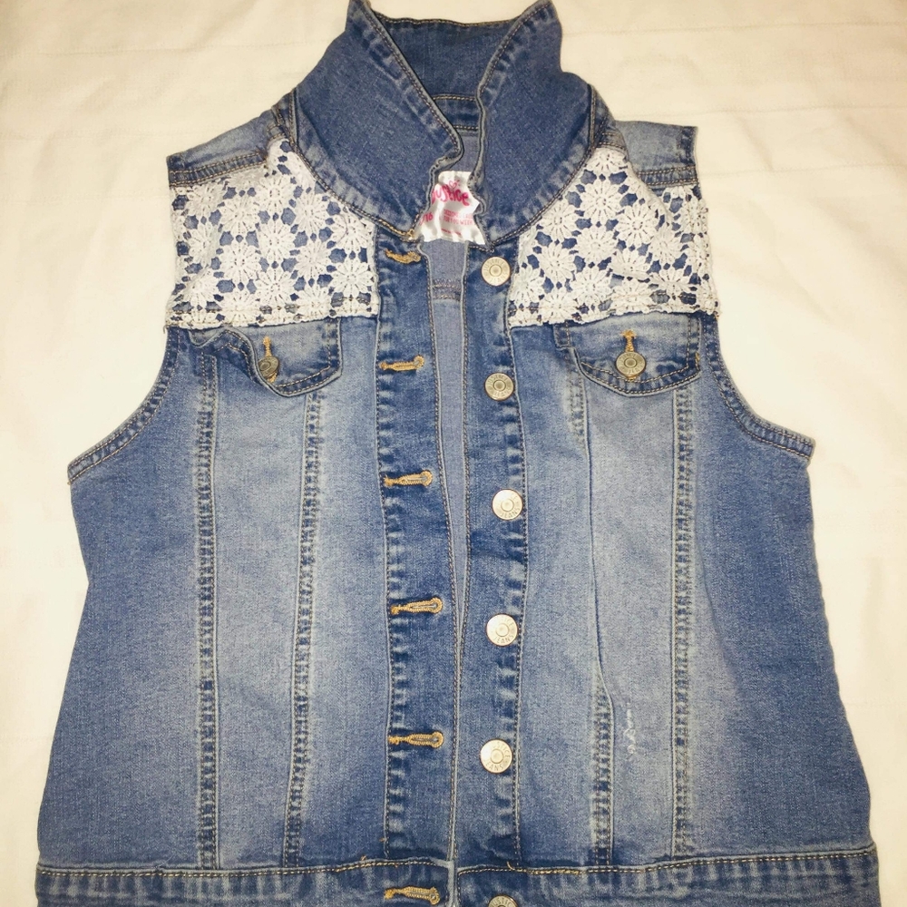 Justice Denim Vest